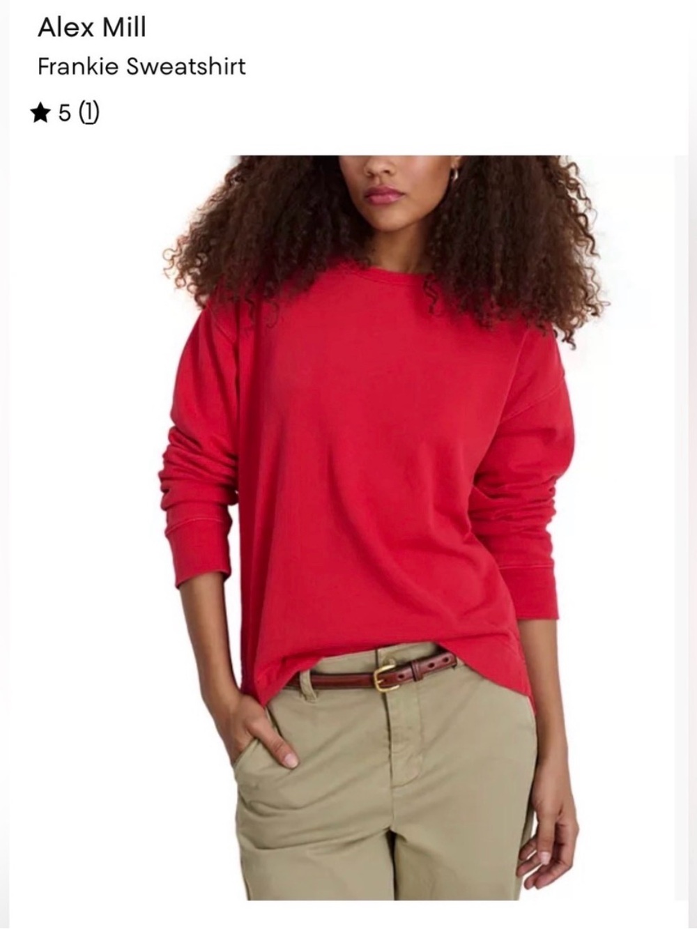 Alex Mill Frankie Sweatshirt